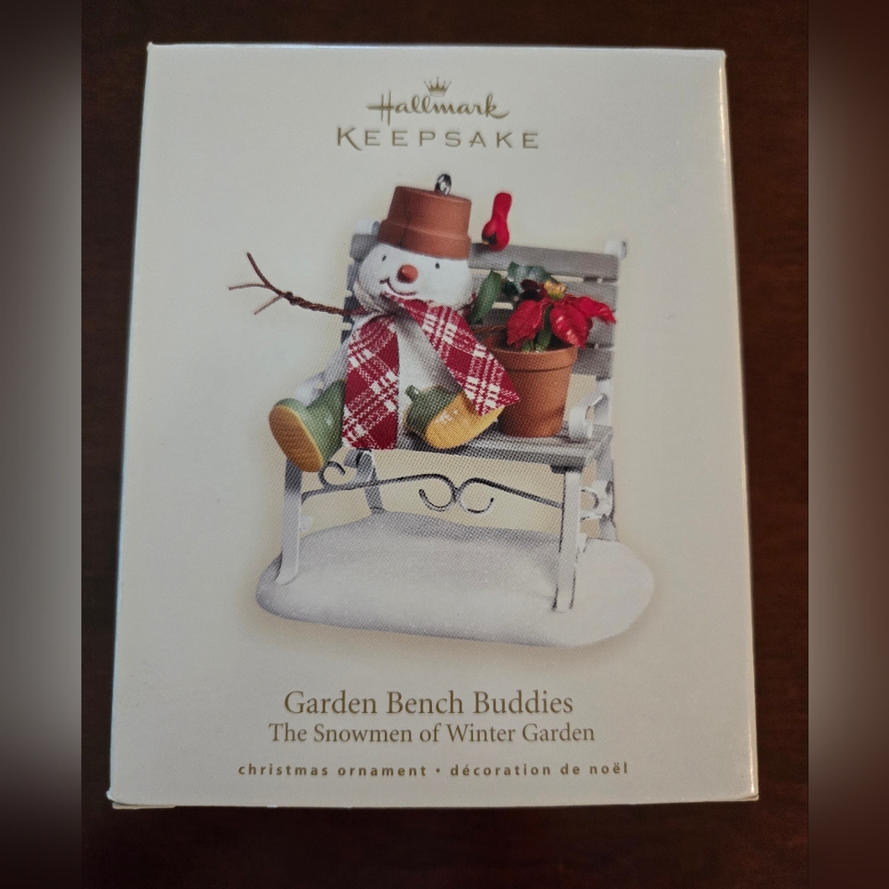 Hallmark Keepsake Ornament - Garden Bench Buddies